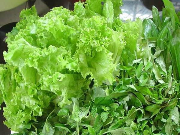 Rau sống & gia vị kèm