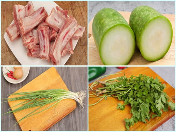 Hướng dẫn cách làm canh sườn nấu bí đao