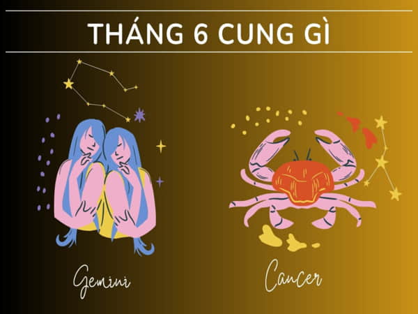Sinh tháng 6 thuộc cung hoàng đạo nào tổng quan người sinh tháng 6