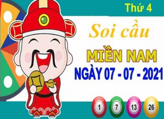 Soi cầu XSMN ngày 7/7/2021