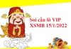 Soi cầu lô VIP XSMB 15/1/2022