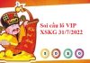 Soi cầu lô VIP KQXSKG 31/7/2022