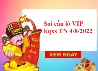 Soi cầu lô VIP kqxs Tây Ninh 4/8/2022