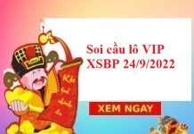 Soi cầu lô VIP KQXSBP 24/9/2022