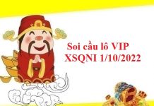 Soi cầu lô VIP KQXSQNI 1/10/2022