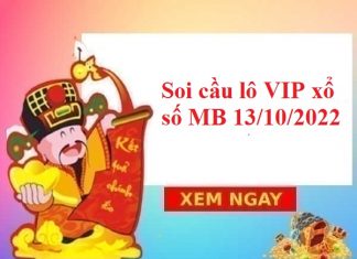 Soi cầu lô VIP xổ số miền Bắc 13/10/2022