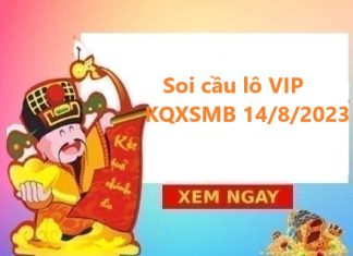 Soi cầu lô VIP KQXSMB 14/8/2023