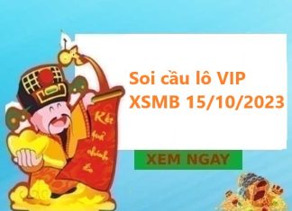 Soi cầu lô VIP XSMB 15/10/2023