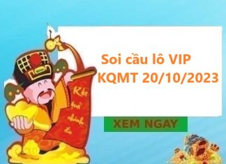 Soi cầu lô VIP KQMT 20/10/2023