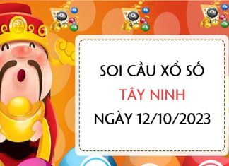 Soi cầu KQ xổ số Tây Ninh ngày 12/10/2023 thứ 5 hôm nay