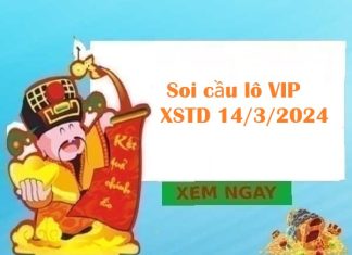 Soi cầu lô VIP XSTD 14/3/2024