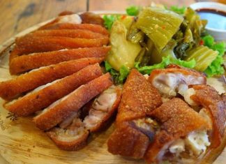 cách làm chân giò ủ muối hoa tiêu