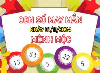 Con số may mắn mệnh Mộc 1/11/2024 hứng lộc đầy tay