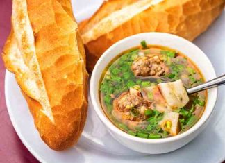 bánh mì xíu mại ở đà lạt