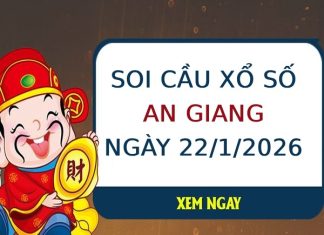 Soi cầu xổ số An Giang ngày 22/1/2026 hôm nay miễn phí Soi cầu xổ số An Giang ngày 22/1/2026 hôm nay miễn phí