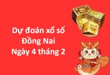 Dự đoán xổ số Đồng Nai ngày 4 tháng 2 thứ 4 siêu chuẩn Dự đoán xổ số Đồng Nai ngày 4 tháng 2