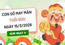 Con số may mắn ngày 15/03/2026 tuổi Sửu