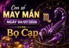 Đón vận đỏ với con số may mắn ngày 04/07/2026 cung Bọ Cạp