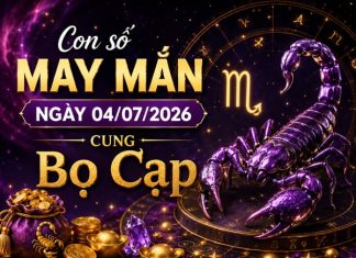 Đón vận đỏ với con số may mắn ngày 04/07/2026 cung Bọ Cạp Đón vận đỏ với con số may mắn ngày 04/07/2026 cung Bọ Cạp
