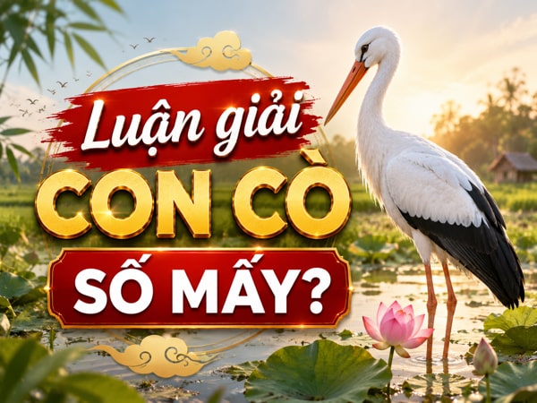 Tìm hiểu ý nghĩa con cò số mấy cho tài vận lên hương?
