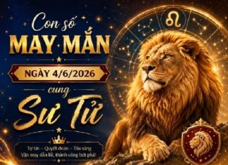 Con số may mắn ngày 4/6/2026 cung Sư Tử số đẹp hút tài lộc