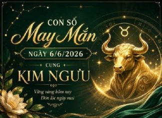 Luận con số may mắn ngày 6/6/2026 cung Kim Ngưu may mắn