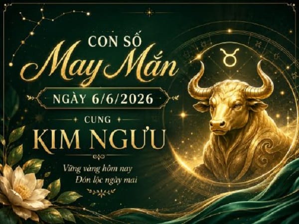 Con Số May Mắn Ngày 6/6 Cung Kim Ngưu