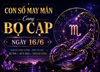 Con số may mắn ngày 16/6 cung Bọ Cạp rước tài lộc vào nhà