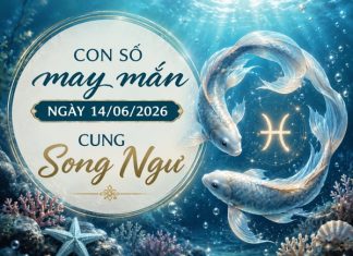 Đại cát với con số may mắn ngày 14/06/2026 cung Song Ngư Đại cát với con số may mắn ngày 14/06/2026 cung Song Ngư