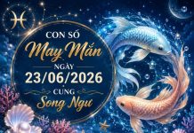 Đổi vận với con số may mắn ngày 23/06/2026 cung Song Ngư