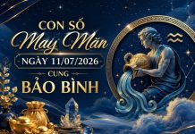 Tổng hợp con số may mắn ngày 11/07/2026 cung Bảo Bình con số may mắn ngày 11/07/2026 cung Bảo Bình