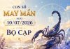 Gợi ý con số may mắn ngày 10/07/2026 cung Bọ Cạp theo từng phương diện